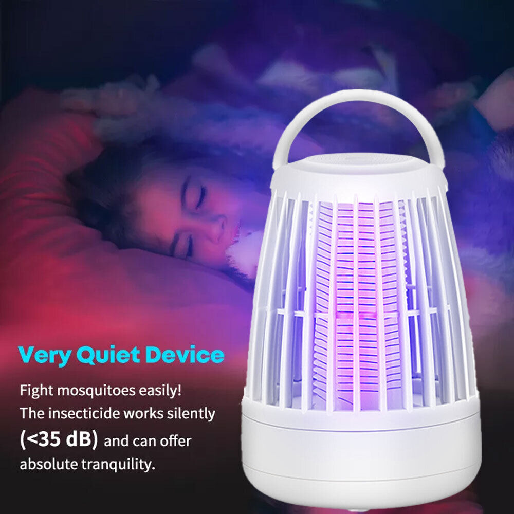 Mosquito Killer Mosca Plagas Insecto Zapper Trampa Eléctrica USB Insecto Asesino Lámpara - Imagen 25 de 25