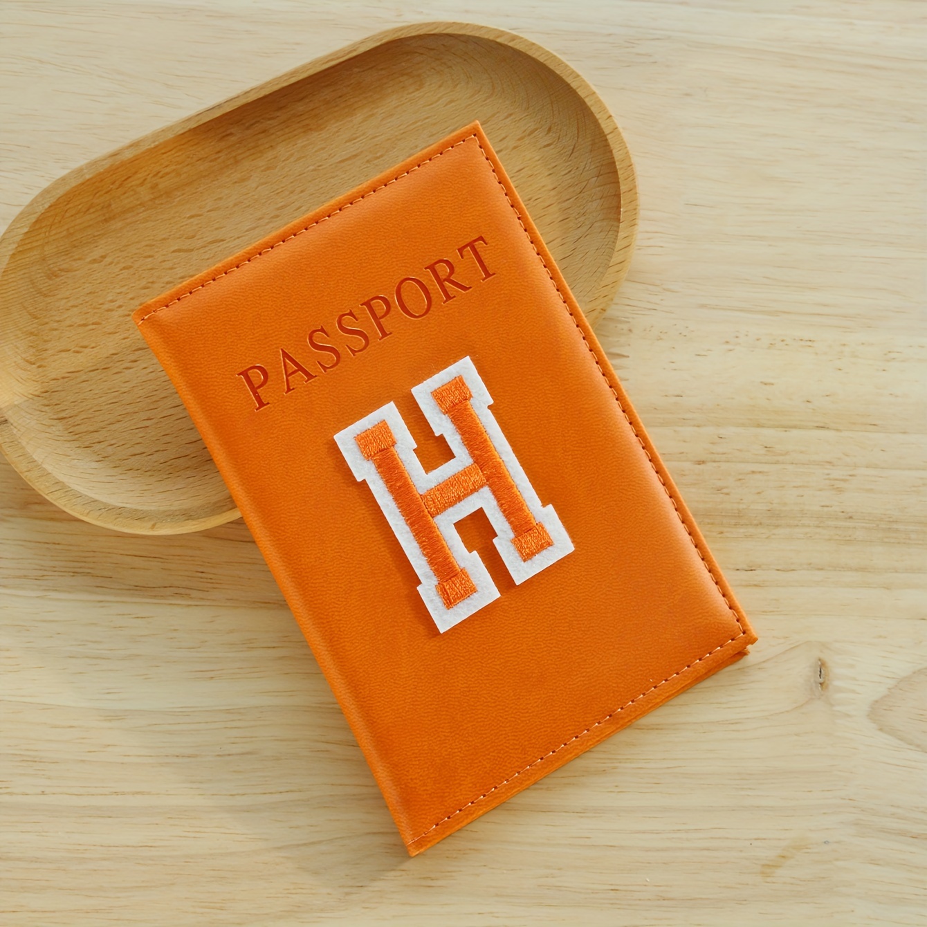 Custom Baseball Passport Holder w/ Initials - Faux Leather Case, Perfect Gift - Picture 20 of 24