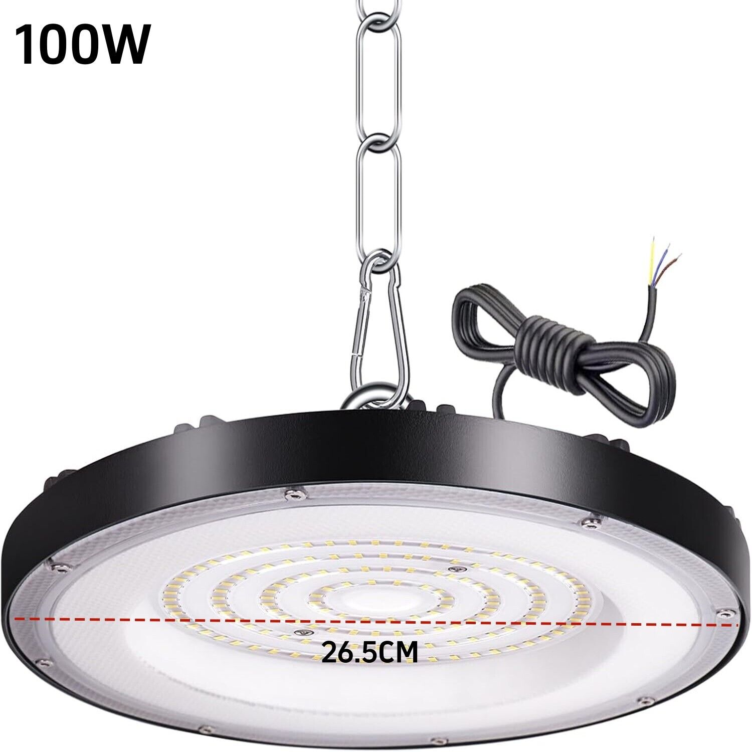 UFO LED iluminación de nave foco de techo lámpara de taller lámpara industrial lámpara DE - Imagen 22 de 32