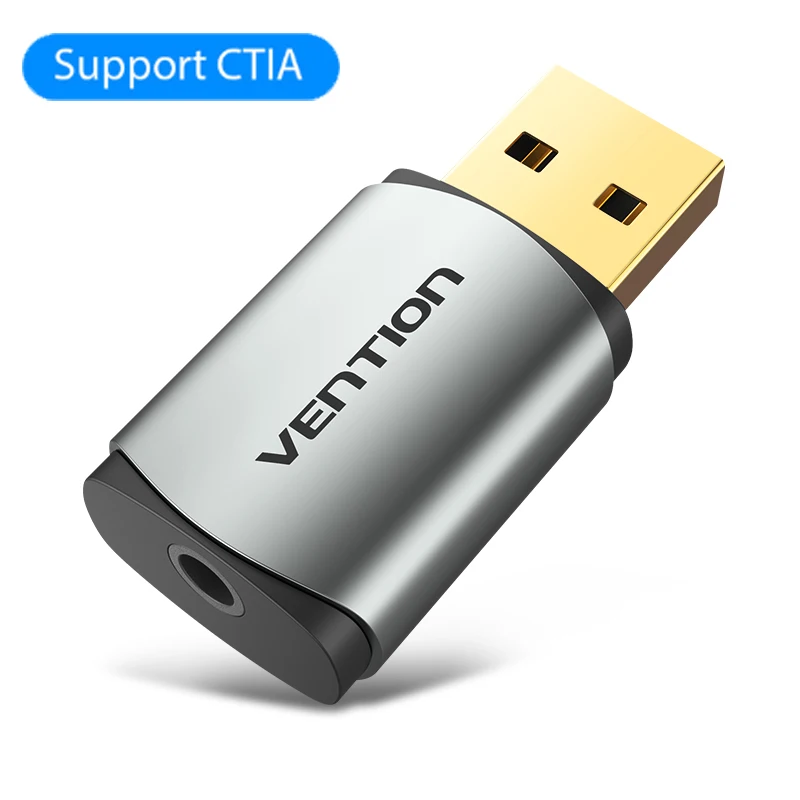 Adaptateur Audio USB Carte Son Stéréo Externe 3.5mm Casque Microphone Convertisseur - Photo 14/14