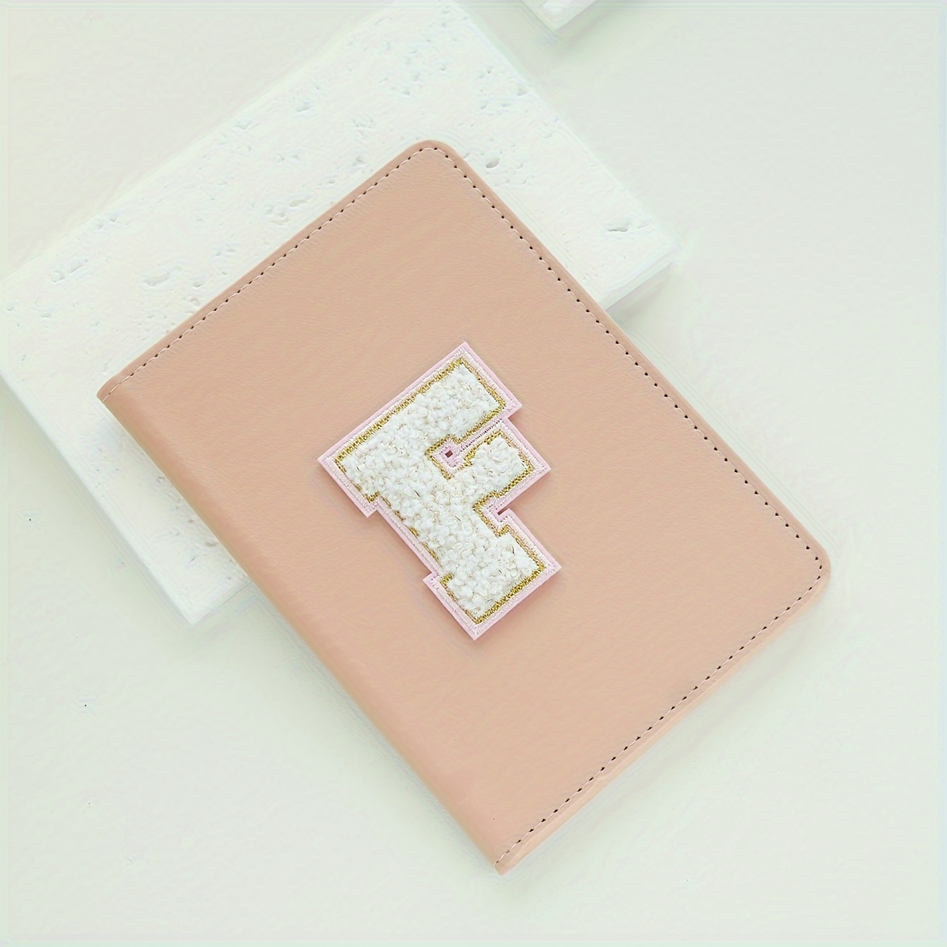 Stylish Organizer, Custom Chenille Letter Passport Holder – Personalized
