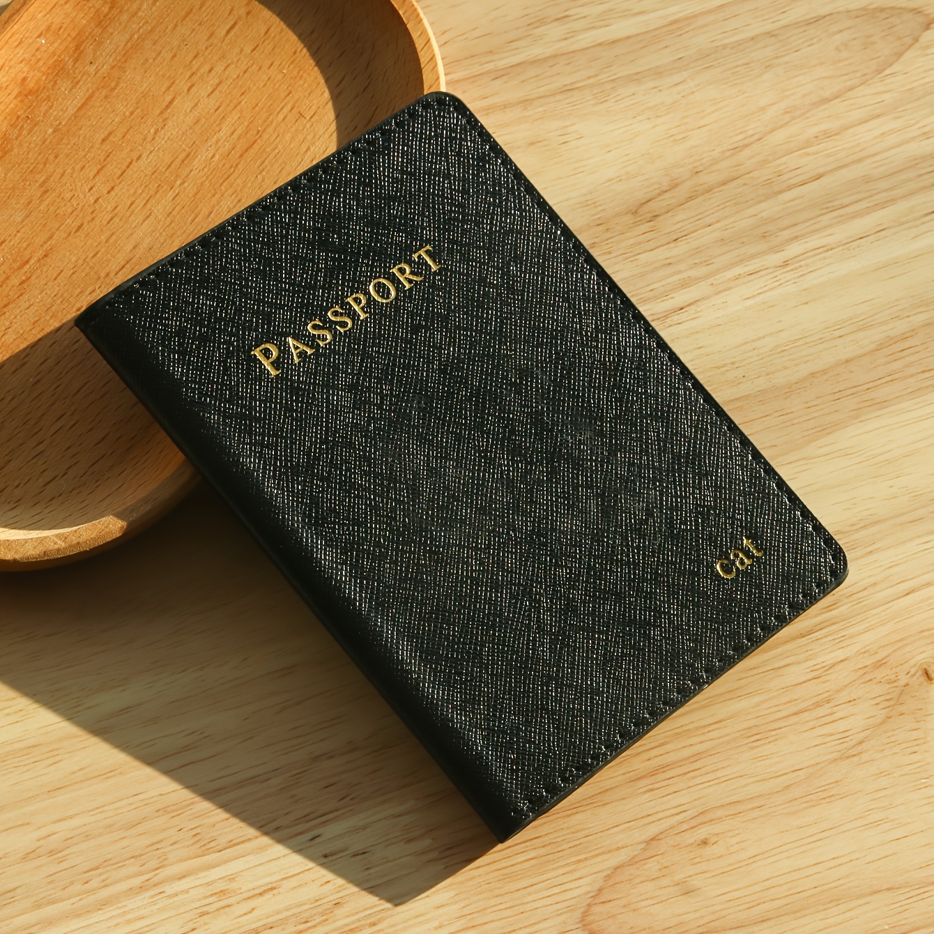 Personalized Passport Holder with Custom Name