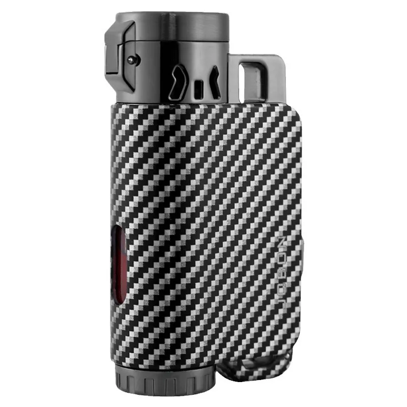 JOBON Stright Flame Torch Cigar Lighter Windproof Butane Refillable with Punch