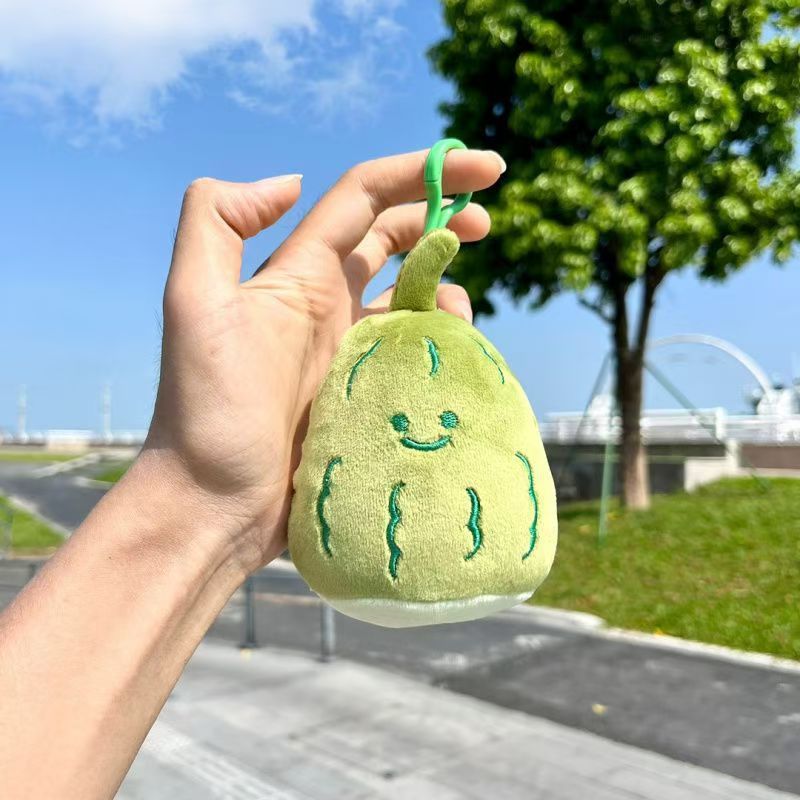 Cilantro Plush Pendant Cute Cilantro Keychain Funny Backpack Pendant Doll Doll - Picture 7 of 7