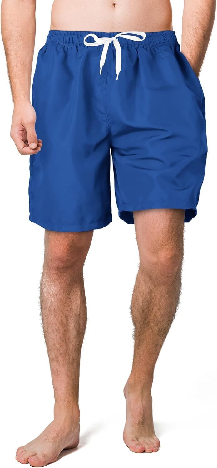 Men's Lightweight Swim Shorts �C Quick-Dry, Mesh Lined, 7-Inch Inseam for Summer - Picture 26 of 46