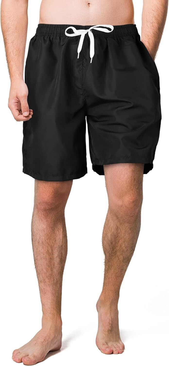 Men's Lightweight Swim Shorts �C Quick-Dry, Mesh Lined, 7-Inch Inseam for Summer - Picture 27 of 46