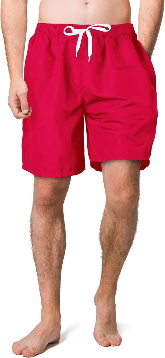 Men's Lightweight Swim Shorts �C Quick-Dry, Mesh Lined, 7-Inch Inseam for Summer - Picture 32 of 46