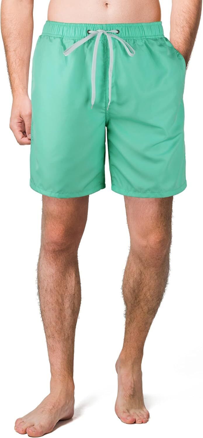 Men's Lightweight Swim Shorts �C Quick-Dry, Mesh Lined, 7-Inch Inseam for Summer - Picture 33 of 46