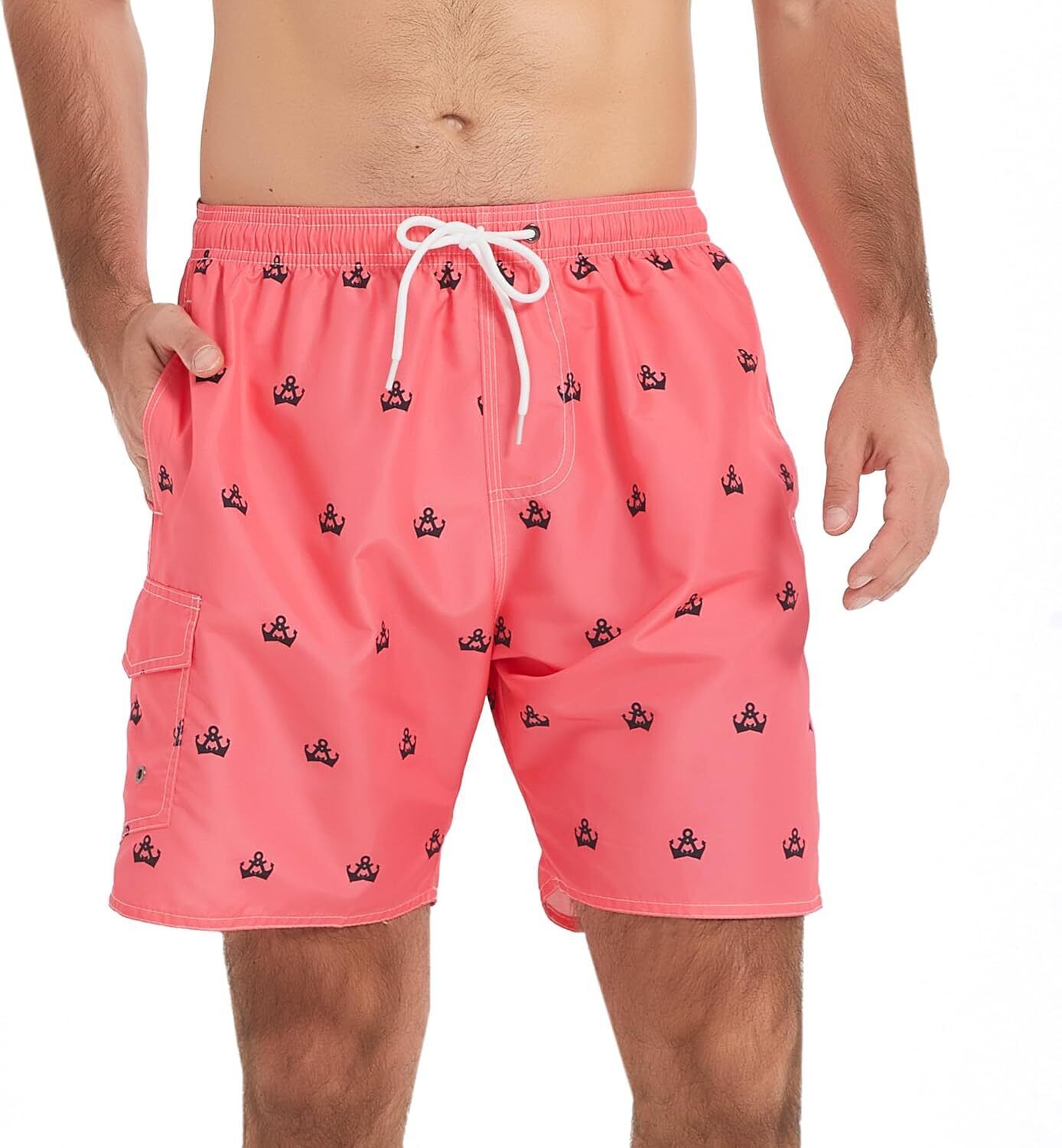 Men's Lightweight Swim Shorts �C Quick-Dry, Mesh Lined, 7-Inch Inseam for Summer - Picture 35 of 46