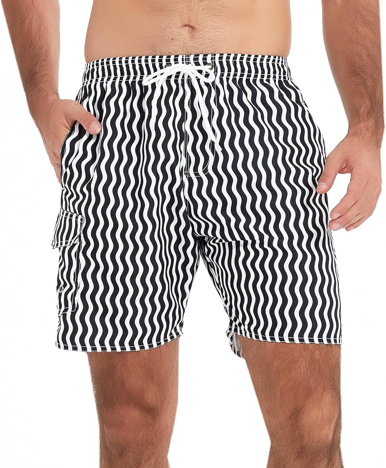 Men's Lightweight Swim Shorts �C Quick-Dry, Mesh Lined, 7-Inch Inseam for Summer - Picture 39 of 46