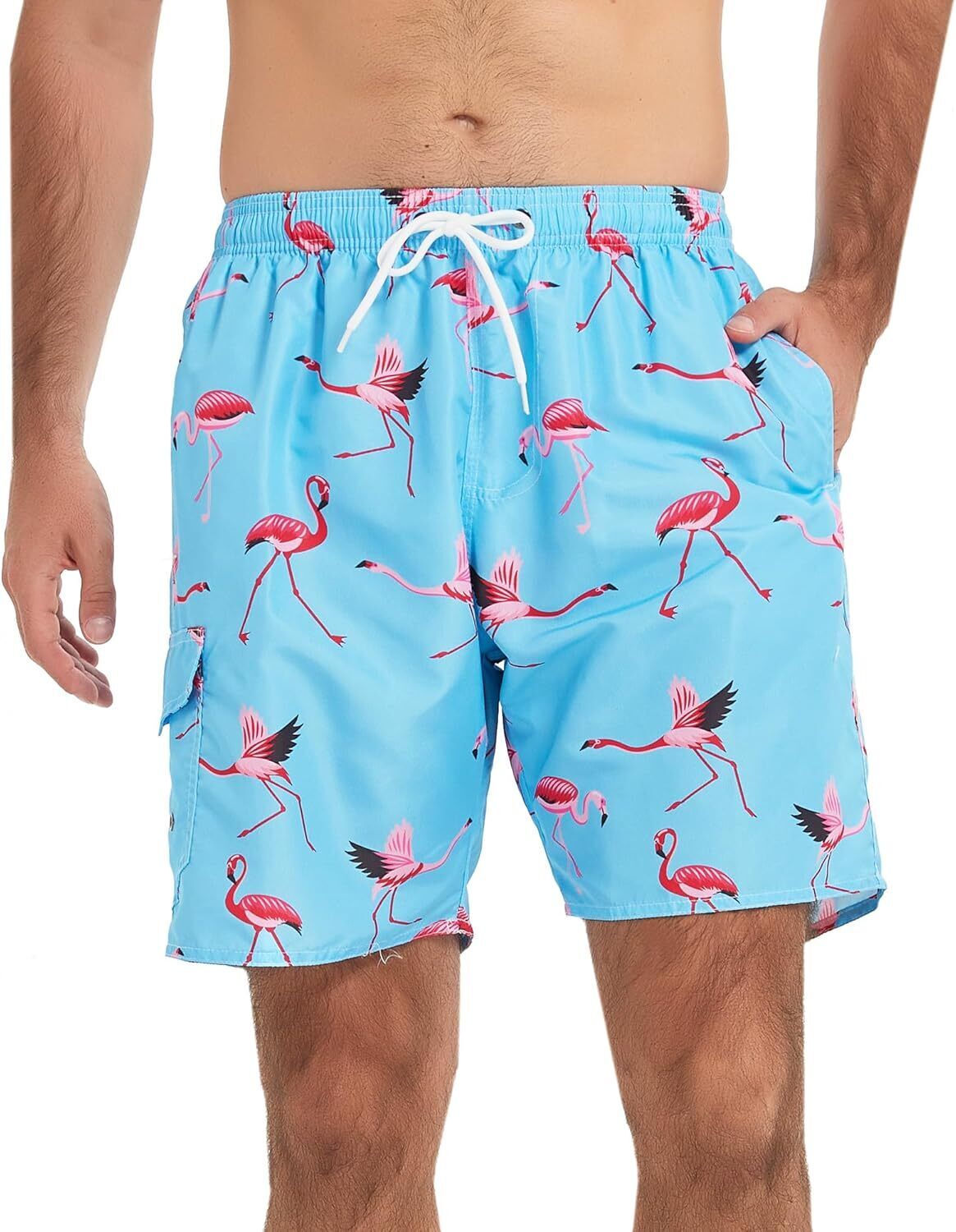 Men's Lightweight Swim Shorts �C Quick-Dry, Mesh Lined, 7-Inch Inseam for Summer - Picture 42 of 46
