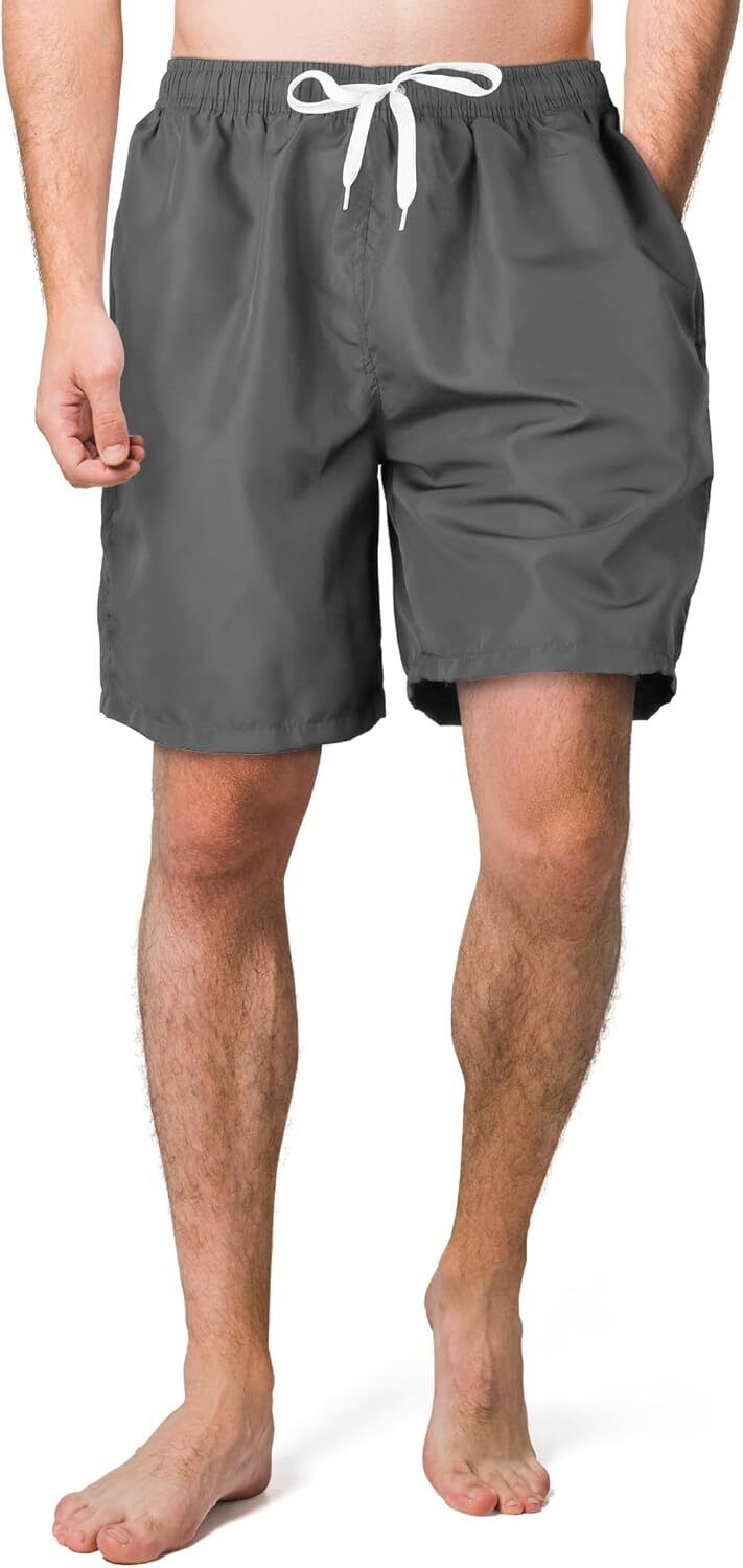Men's Lightweight Swim Shorts �C Quick-Dry, Mesh Lined, 7-Inch Inseam for Summer - Picture 46 of 46