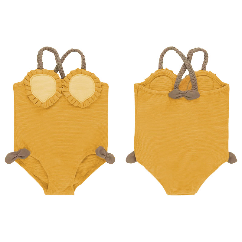 Summer Children's Style Swimsuit Cute Quick Drying Girls' Suspender Swimsuit - Picture 10 of 12