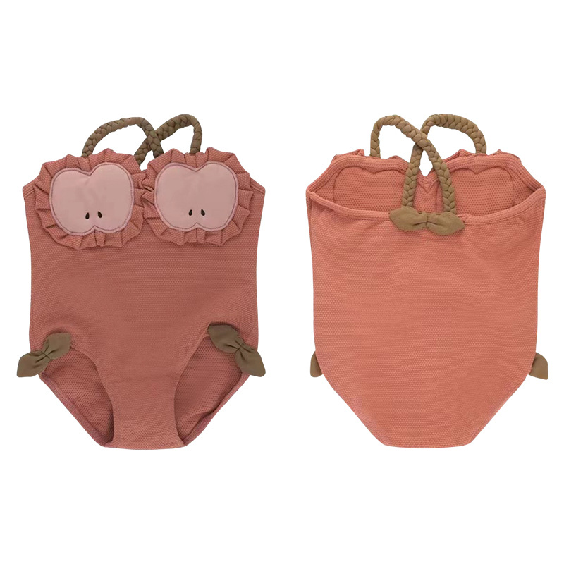 Summer Children's Style Swimsuit Cute Quick Drying Girls' Suspender Swimsuit - Picture 12 of 12