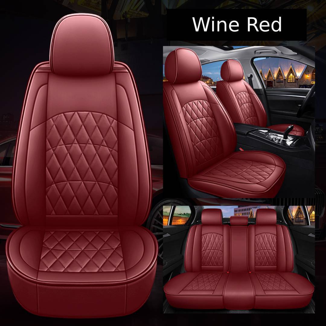 For Honda HR-V , Full Wrap Around Car Seat Cover 5 Seater PU Leather - Picture 15 of 17