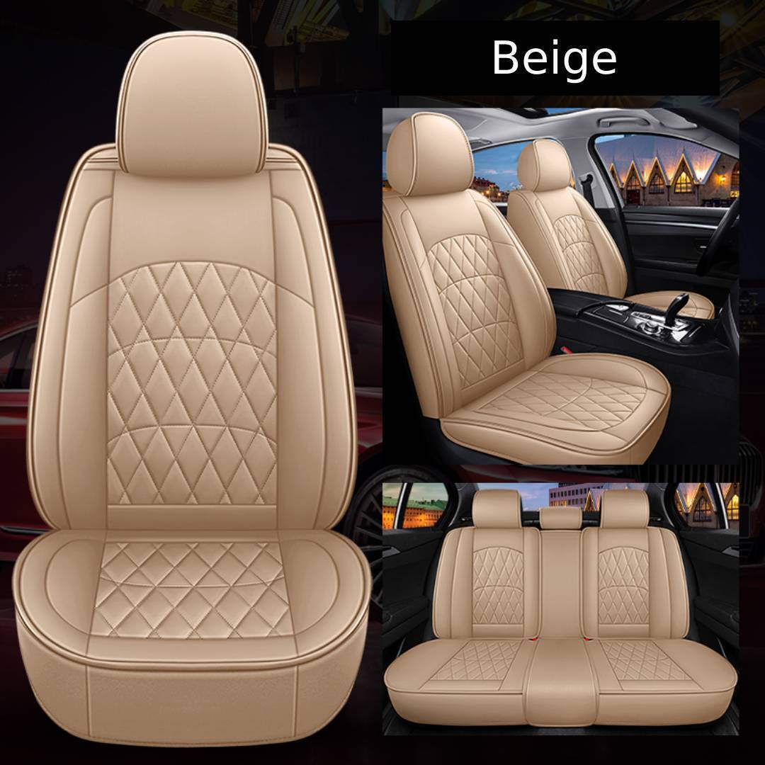 For Honda HR-V , Full Wrap Around Car Seat Cover 5 Seater PU Leather - Picture 16 of 17