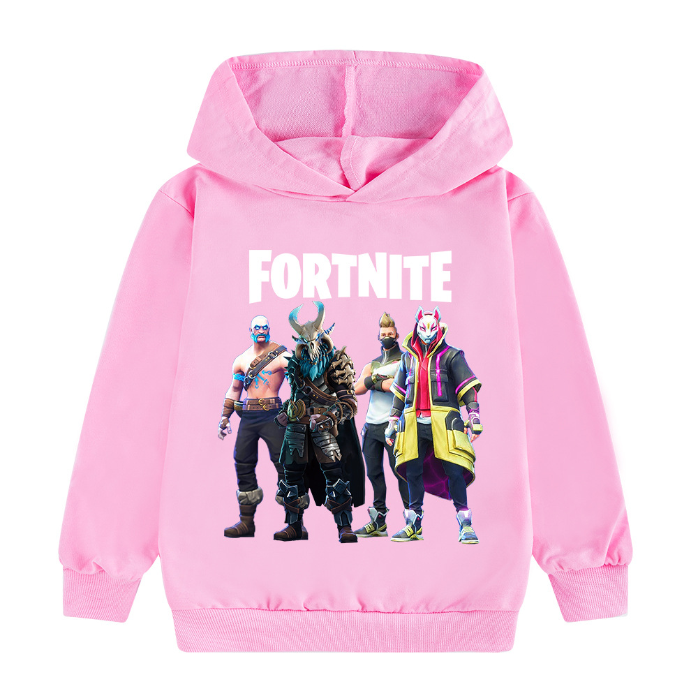 Kids Boys Fortnite Long Sleeve Hoodie Hooded Sweatshirt Pullover Jumper Tops UK - Picture 6 of 15