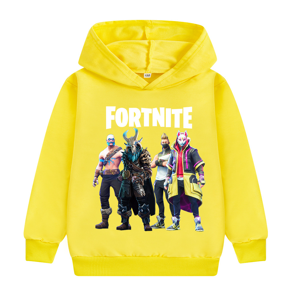 Kids Boys Fortnite Long Sleeve Hoodie Hooded Sweatshirt Pullover Jumper Tops UK - Picture 12 of 15