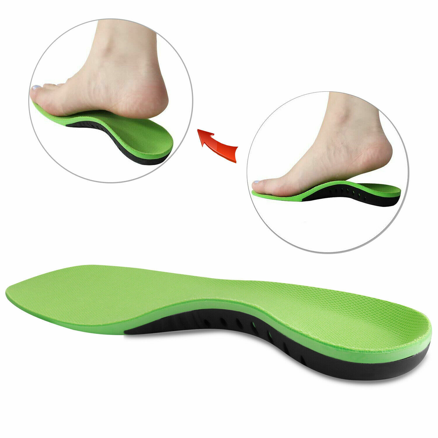Fasziitis Ortheseneinlagen Plattfüße Pronationseinlagen hohe Fußgewölbestütze Plantar - Bild 10 von 12