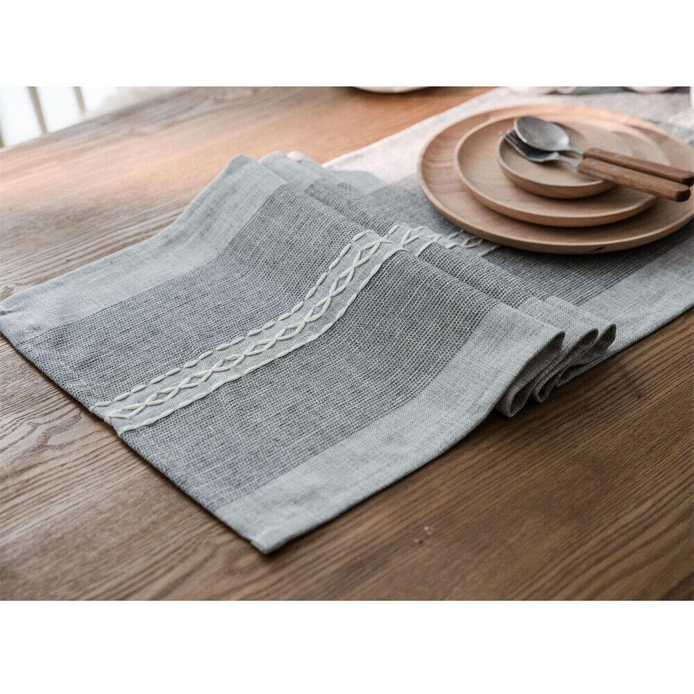 Rectangle Table Runner Tablecloth for Dining Room Kitchen Home Decor Modern Cafe - Picture 44 of 56