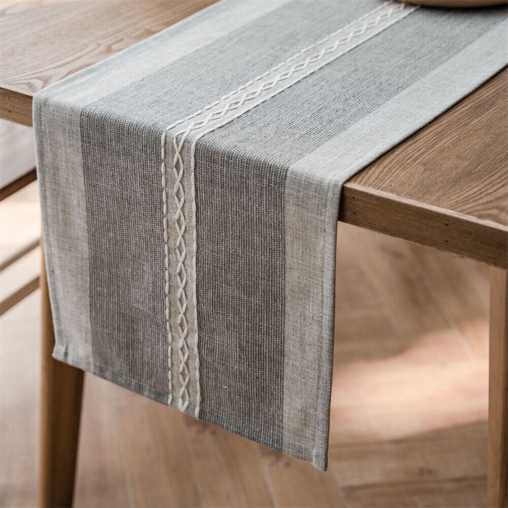 Rectangle Table Runner Tablecloth for Dining Room Kitchen Home Decor Modern Cafe - Picture 46 of 56