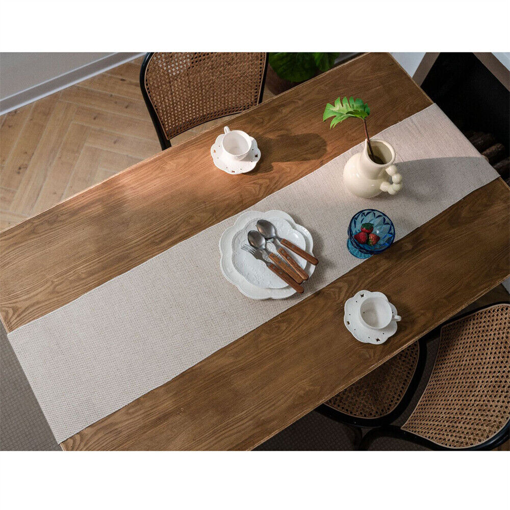 Rectangle Table Runner Tablecloth for Dining Room Kitchen Home Decor Modern Cafe - Picture 50 of 56