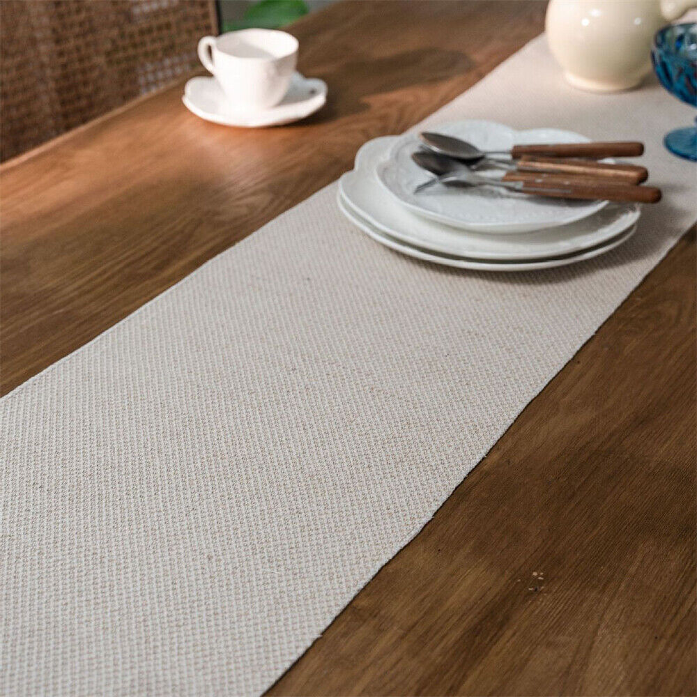 Rectangle Table Runner Tablecloth for Dining Room Kitchen Home Decor Modern Cafe - Picture 53 of 56