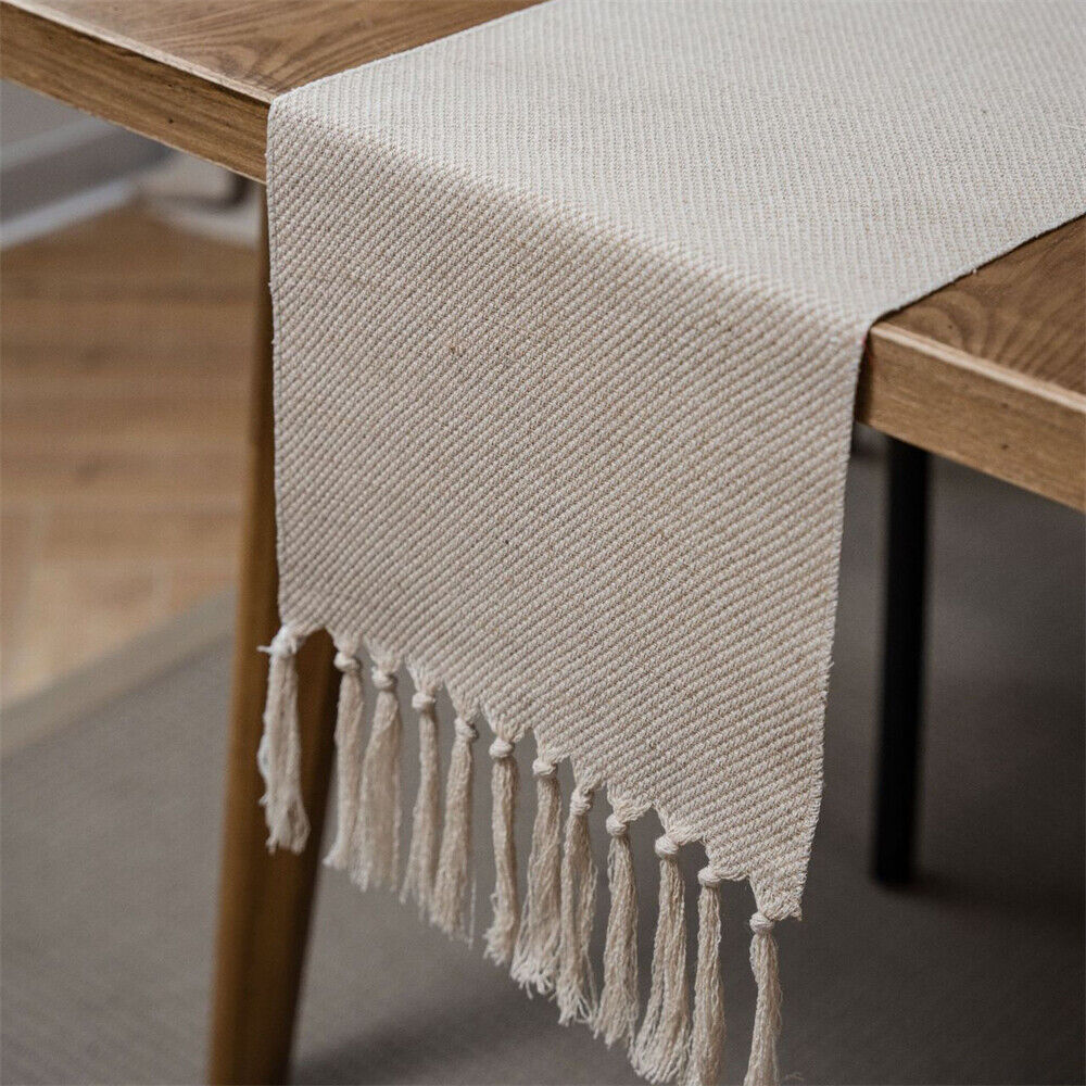 Rectangle Table Runner Tablecloth for Dining Room Kitchen Home Decor Modern Cafe - Picture 54 of 56