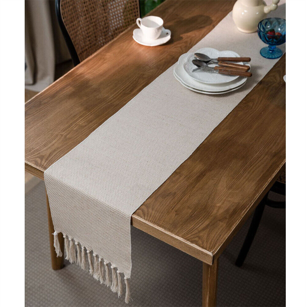 Rectangle Table Runner Tablecloth for Dining Room Kitchen Home Decor Modern Cafe - Picture 55 of 56