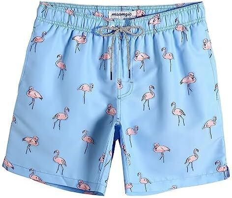Men's Quick Dry Swim Trunks 7 Inch, Mesh Lining Funny Swim Shorts Bathing Suit - Picture 29 of 62