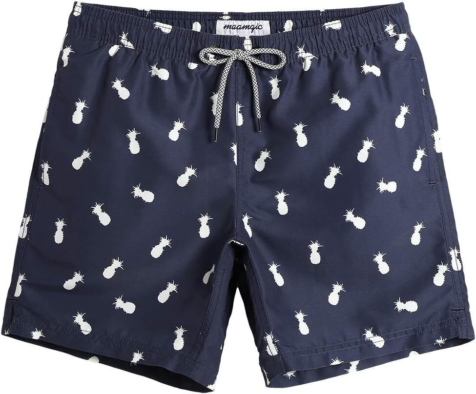 Men's Quick Dry Swim Trunks 7 Inch, Mesh Lining Funny Swim Shorts Bathing Suit - Picture 31 of 62