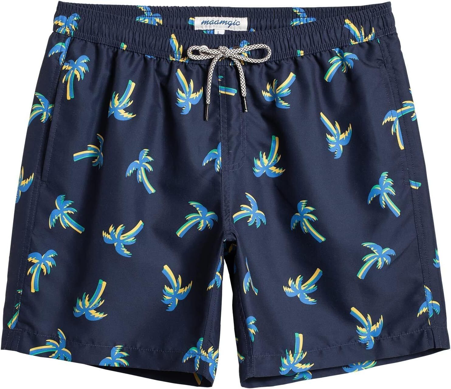 Men's Quick Dry Swim Trunks 7 Inch, Mesh Lining Funny Swim Shorts Bathing Suit - Picture 38 of 62