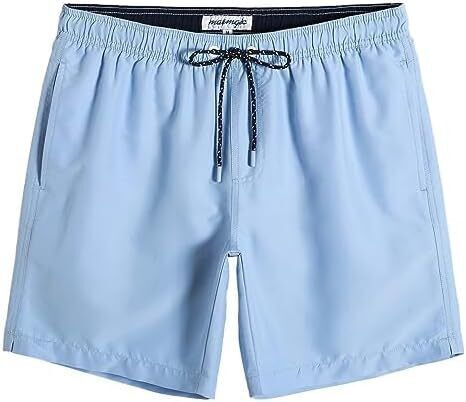 Men's Quick Dry Swim Trunks 7 Inch, Mesh Lining Funny Swim Shorts Bathing Suit - Picture 42 of 62