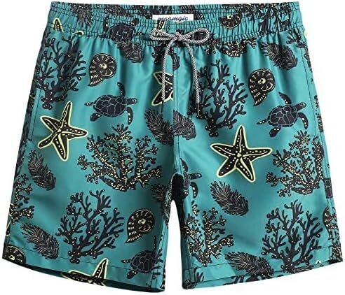 Men's Quick Dry Swim Trunks 7 Inch, Mesh Lining Funny Swim Shorts Bathing Suit - Picture 43 of 62