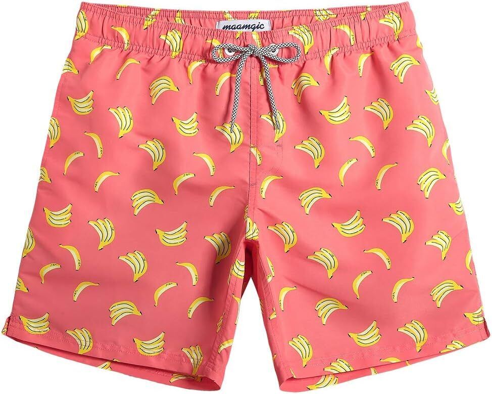 Men's Quick Dry Swim Trunks 7 Inch, Mesh Lining Funny Swim Shorts Bathing Suit - Picture 44 of 62