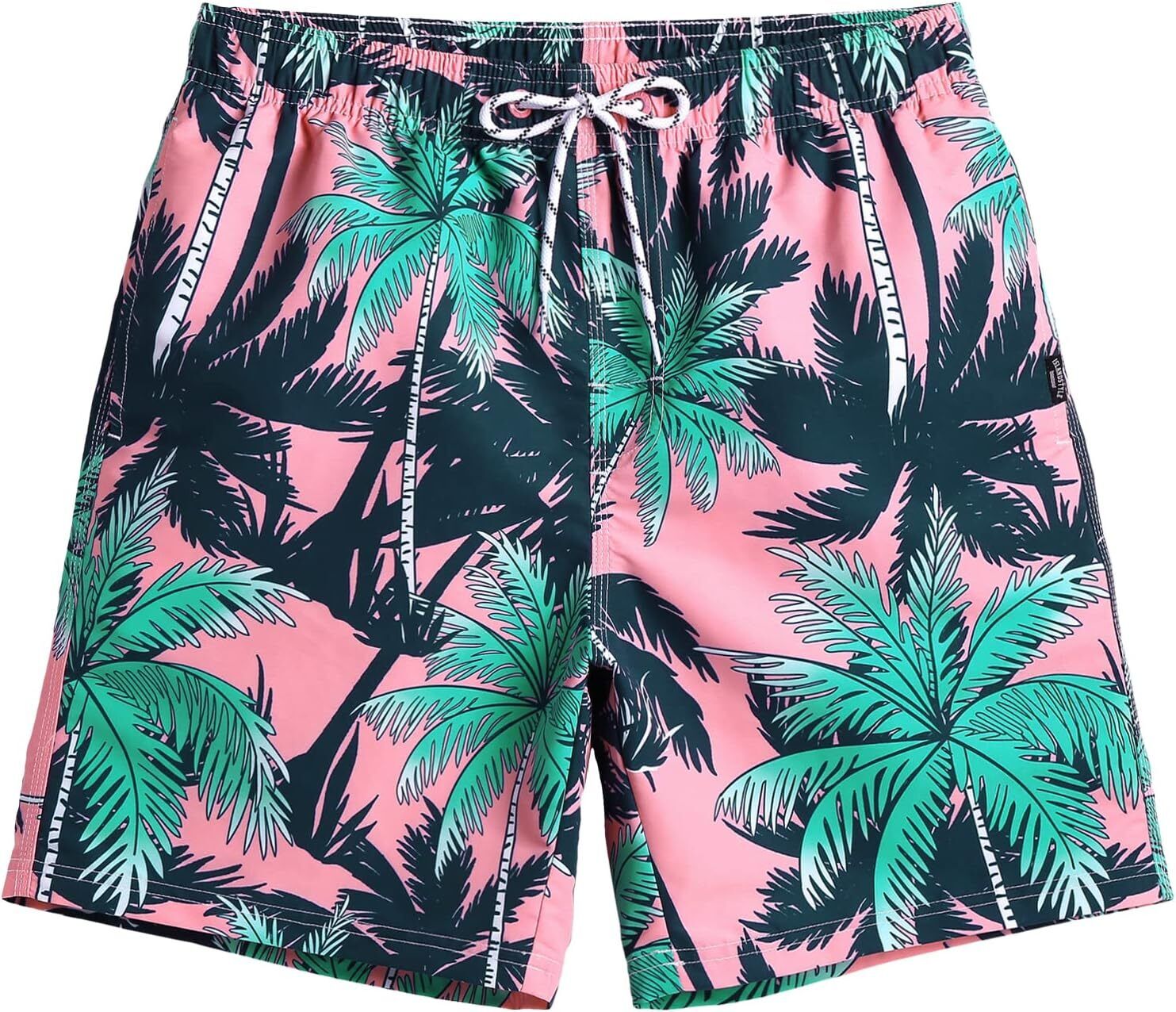 Men's Quick Dry Swim Trunks 7 Inch, Mesh Lining Funny Swim Shorts Bathing Suit - Picture 45 of 62