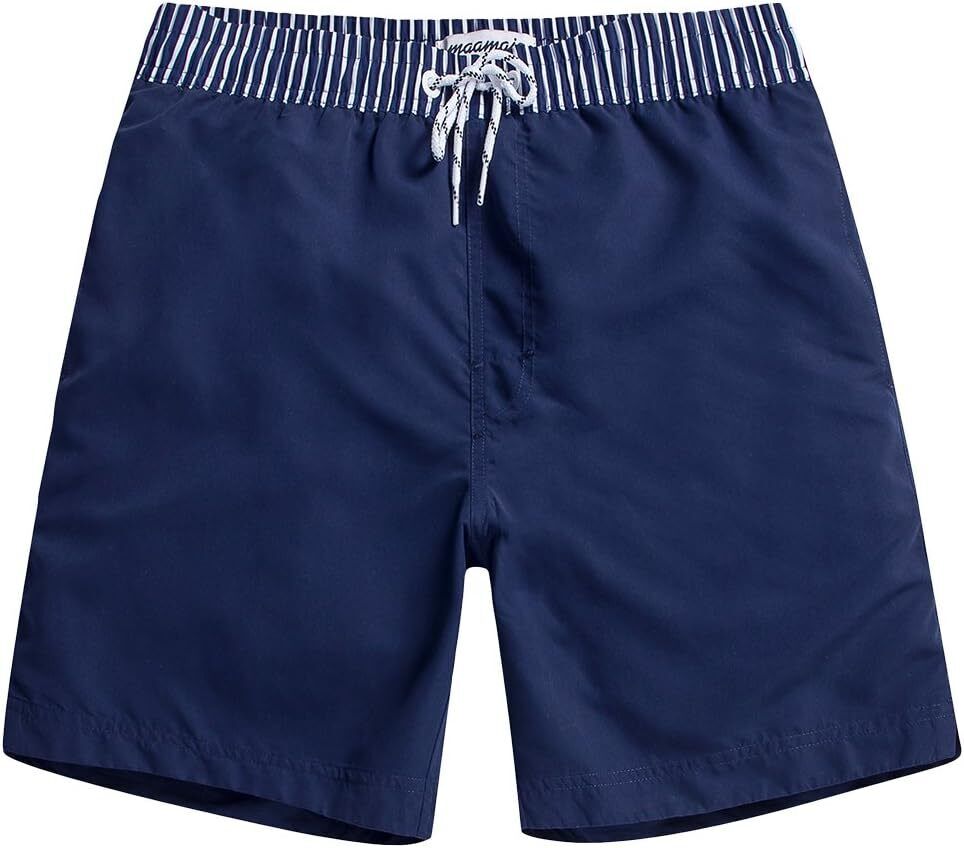 Men's Quick Dry Swim Trunks 7 Inch, Mesh Lining Funny Swim Shorts Bathing Suit - Picture 46 of 62