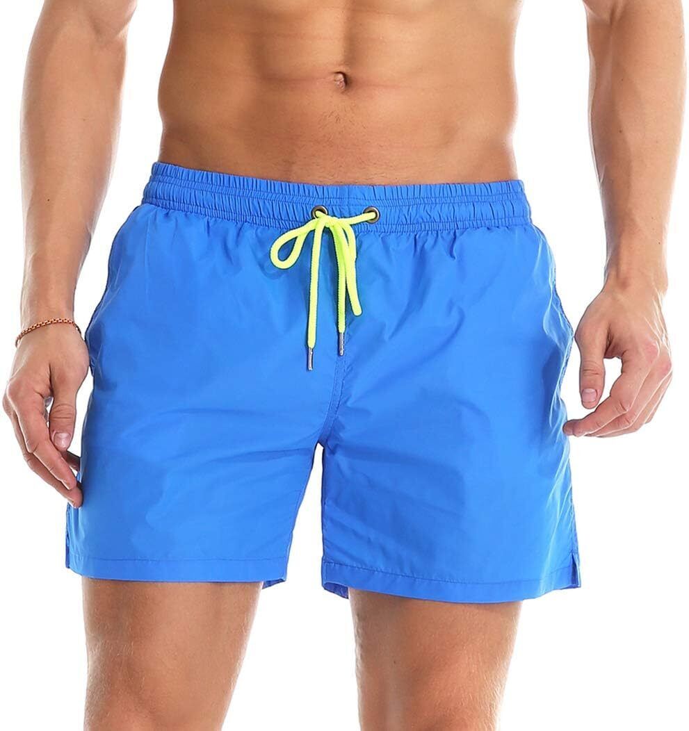 Men's Quick-Dry Swim Trunks with Mesh Lining, Funny Swim Shorts Bathing Suit - Picture 43 of 123