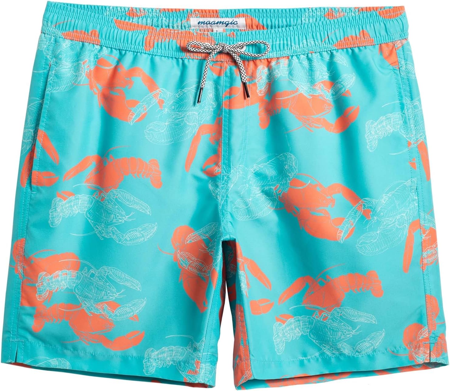 Men's Quick Dry Swim Trunks 7 Inch, Mesh Lining Funny Swim Shorts Bathing Suit - Picture 52 of 62