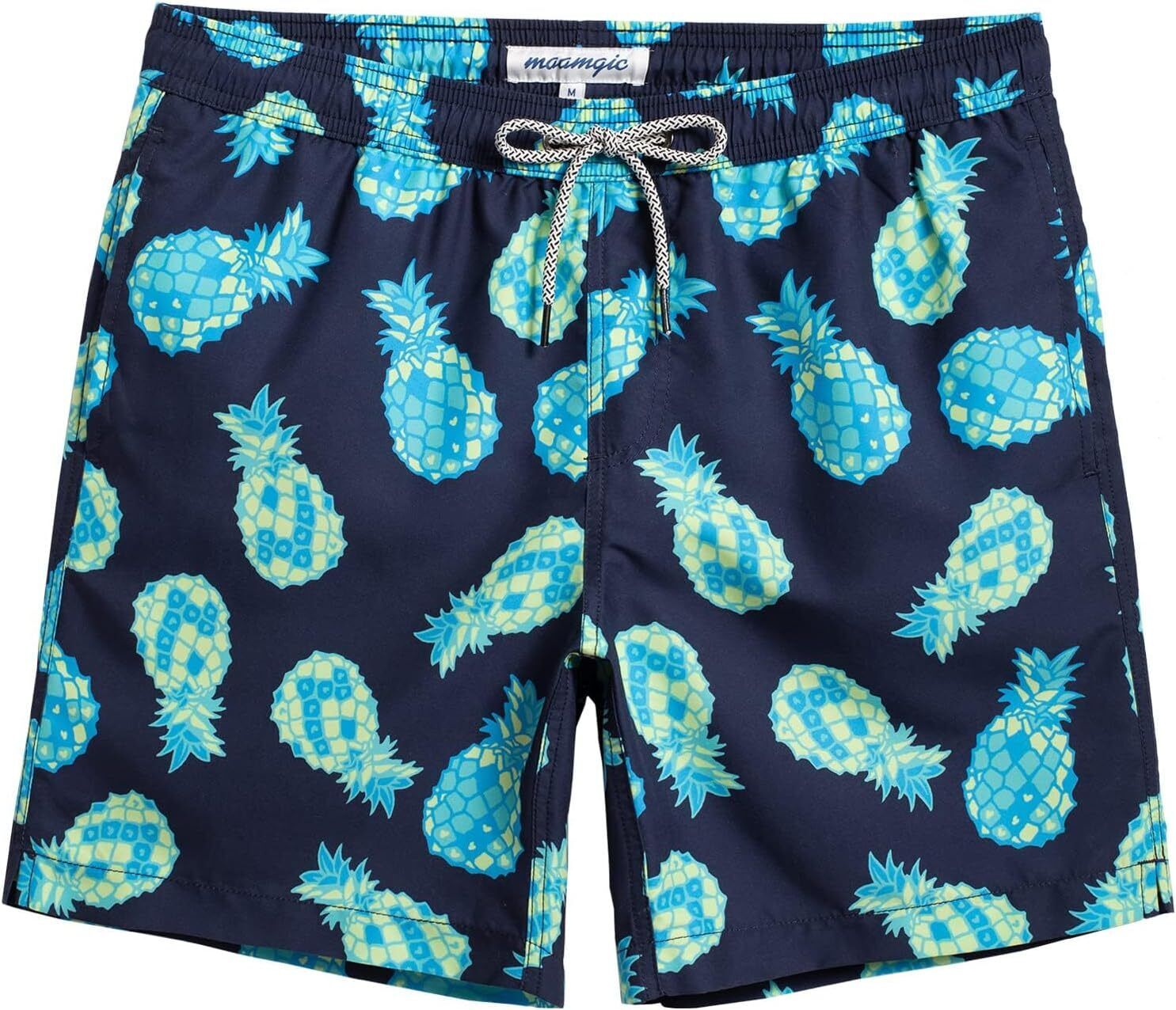 Men's Quick Dry Swim Trunks 7 Inch, Mesh Lining Funny Swim Shorts Bathing Suit - Picture 54 of 62
