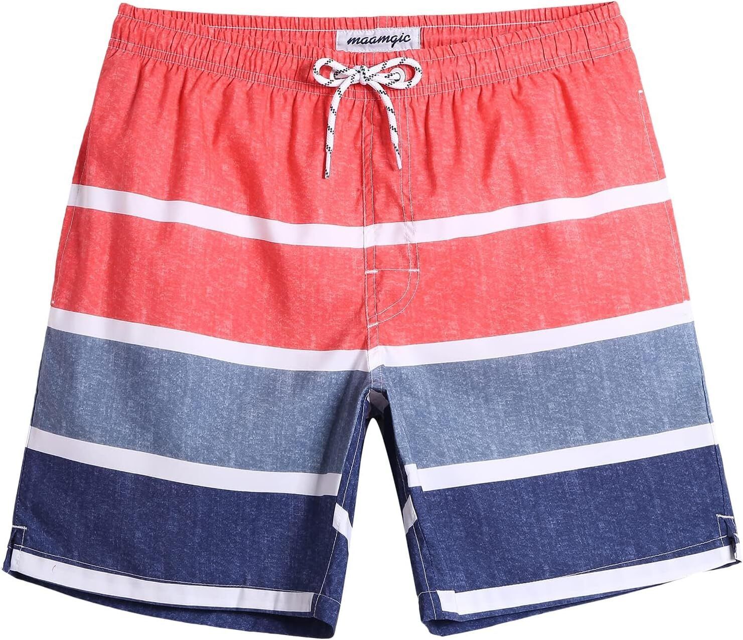 Men's Quick Dry Swim Trunks 7 Inch, Mesh Lining Funny Swim Shorts Bathing Suit - Picture 56 of 62
