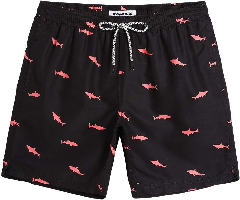 Men's Quick Dry Swim Trunks 7 Inch, Mesh Lining Funny Swim Shorts Bathing Suit - Picture 59 of 62