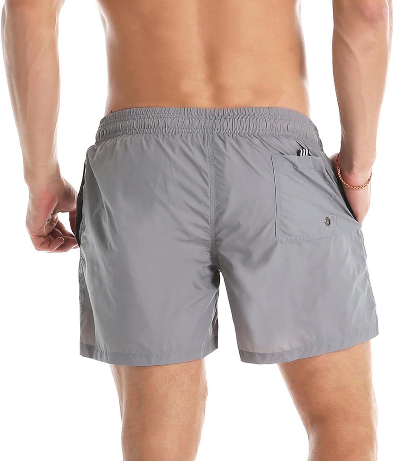 Men's Quick-Dry Swim Trunks with Mesh Lining, Funny Swim Shorts Bathing Suit - Picture 60 of 123