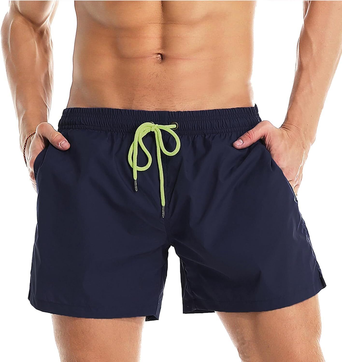 Men's Quick-Dry Swim Trunks with Mesh Lining, Funny Swim Shorts Bathing Suit - Picture 79 of 123