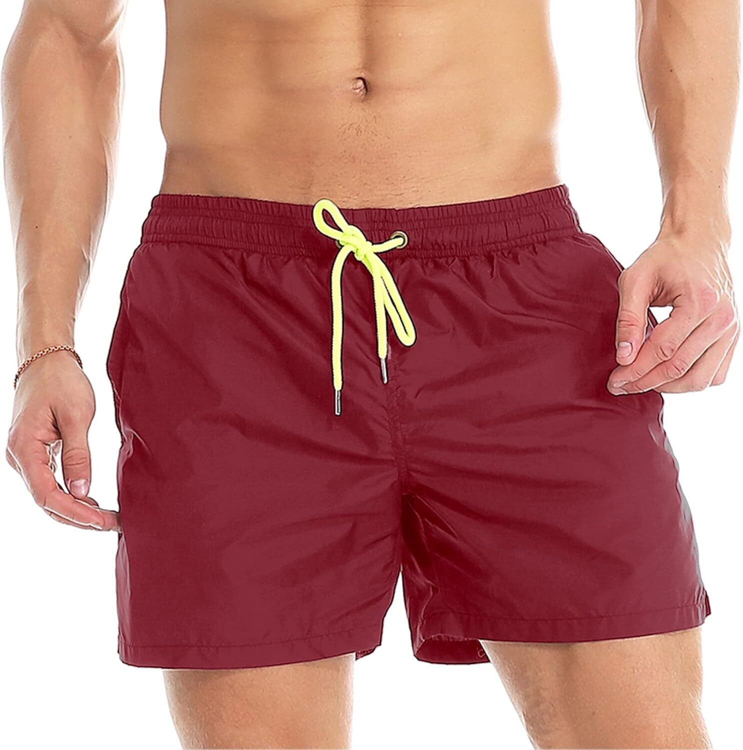 Men's Quick-Dry Swim Trunks with Mesh Lining, Funny Swim Shorts Bathing Suit - Picture 83 of 123