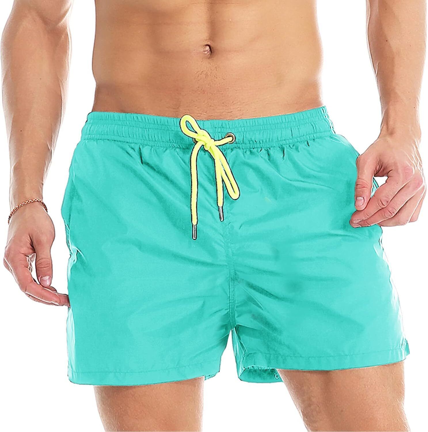 Men's Quick-Dry Swim Trunks with Mesh Lining, Funny Swim Shorts Bathing Suit - Picture 95 of 123