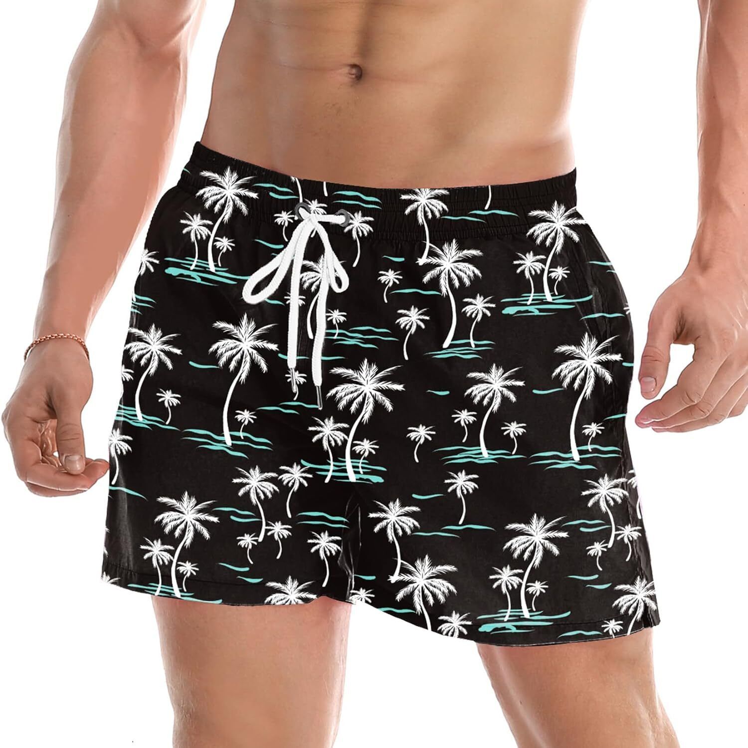 Men's Quick-Dry Swim Trunks with Mesh Lining, Funny Swim Shorts Bathing Suit - Picture 99 of 123