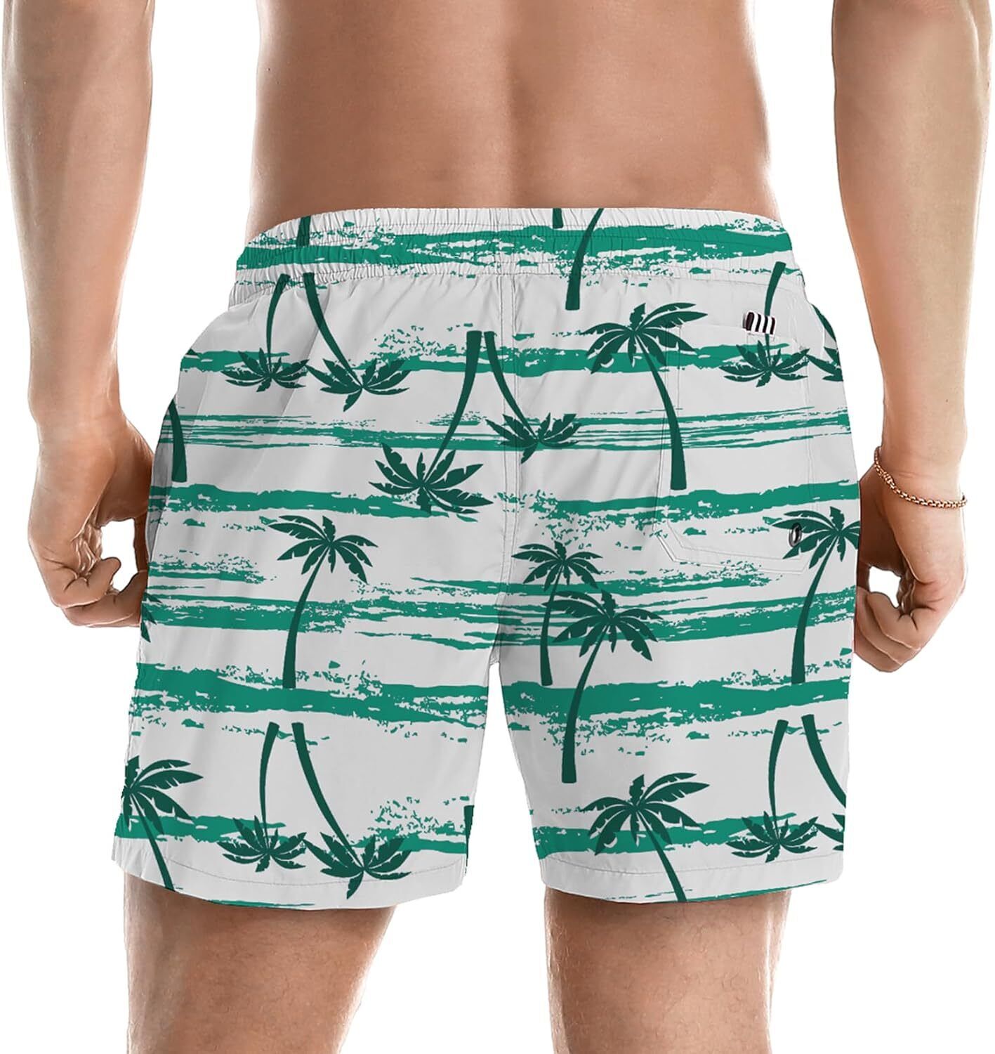 Men's Quick-Dry Swim Trunks with Mesh Lining, Funny Swim Shorts Bathing Suit - Picture 104 of 123