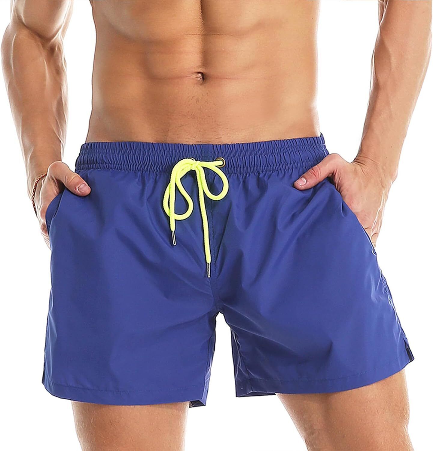 Men's Quick-Dry Swim Trunks with Mesh Lining, Funny Swim Shorts Bathing Suit - Picture 116 of 123