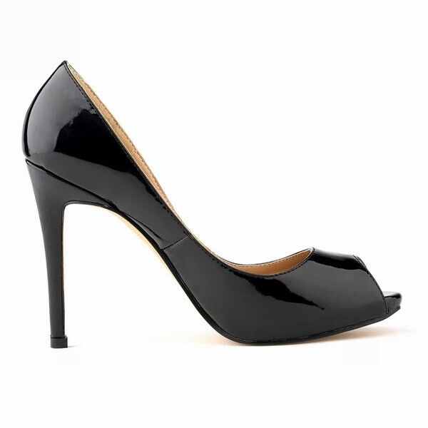 Women Sexy Pumps Peep Toe Stilettos Summer Sandals 11cm High Heels Party Shoes - Picture 22 of 34